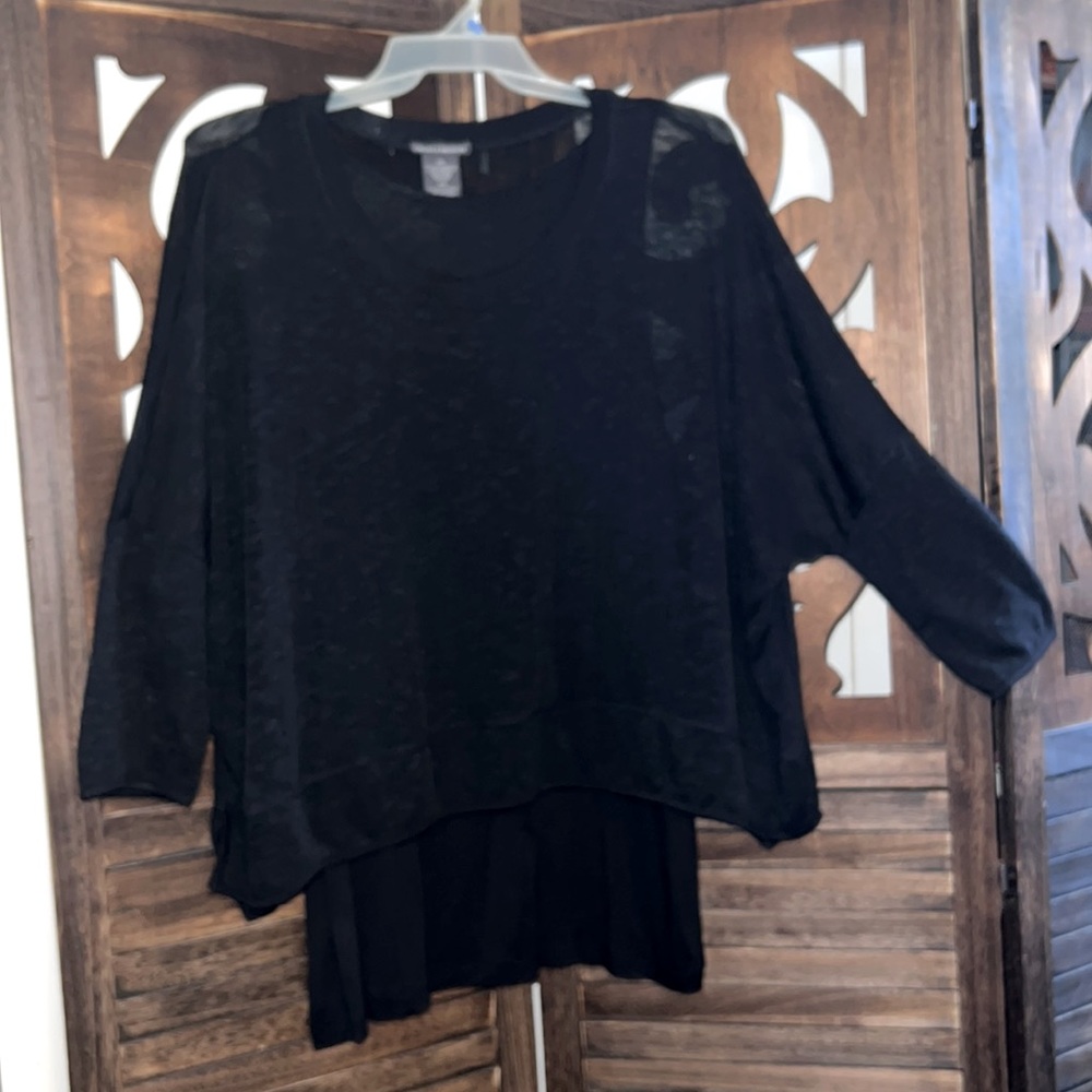 NWT Chelsea & Theodore XXL Two-fer scoop neck sweater and tank top